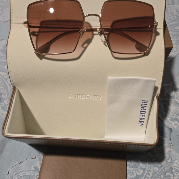 Burberry Rose Gold & Pink Womens Sunglasses Style DaphneModel code BE3133 133 - Picture 8 of 14